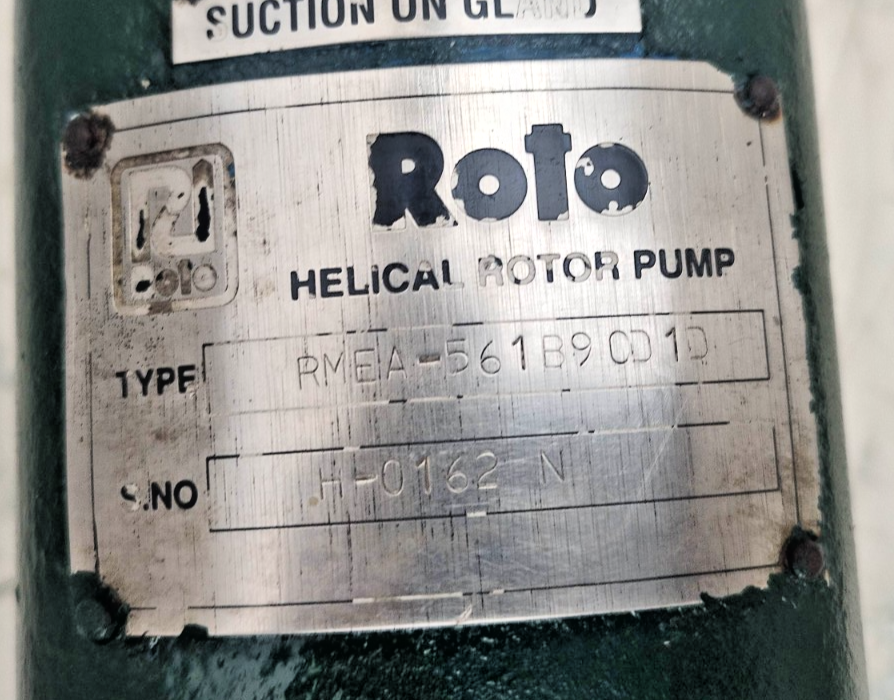 ROTO Pump RMEA-561B9 0D 1D Progressive Cavity Single Screw Pump