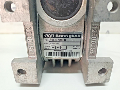 Bonfiglioli VF 30 A 7 P63 B5 B3 Gear box - NEW