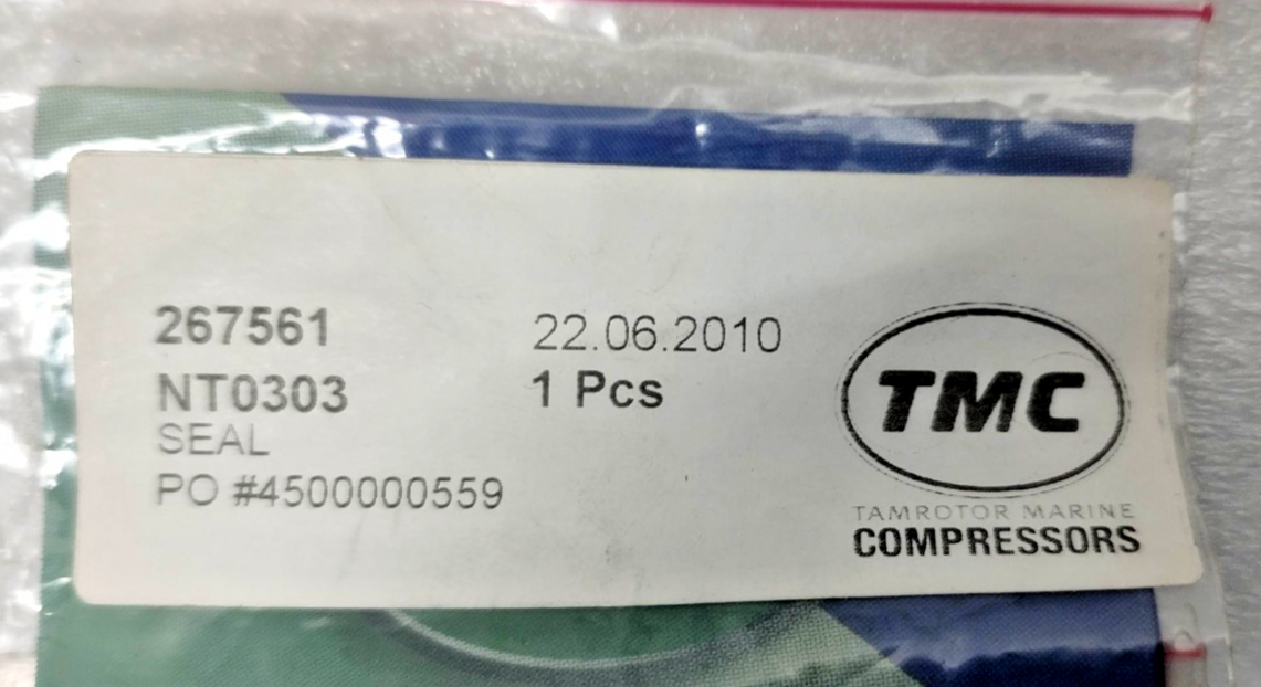 Tamrotor Marine Compressor TMC NT0303  Seal (Lot of 25pcs) - NEW