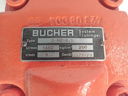 Bucher 3-H2-8,5 Hydraulic pump - Pressure Tested