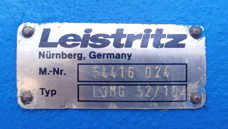 Leistritz L3MG 52/104 Triple screw pump