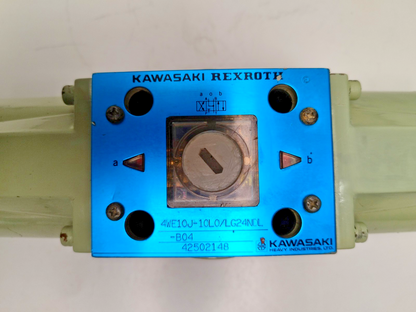 KAWASAKI REXROTH 4WE10J-10L0/LG24NDL-B04 Solenoid Directional Valve - NEW #3