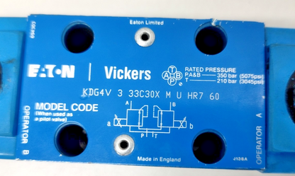 Vickers KDG4V 3 33C30X MU HR7 60 Proportional valve - NEW