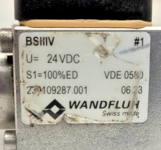 Wandfluh BS4D32-XX-S1533 Solenoid Valve 250bar max, 24VDC