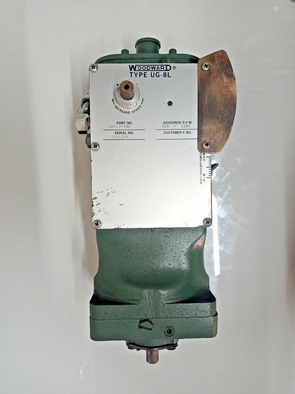 Woodward Governor UG-8L A8523-050 RPM: 318-1190 - TESTED
