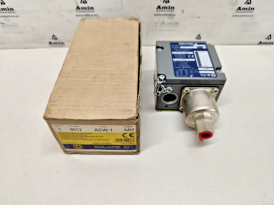 SQUARE D Class: 9012 ACW-1 Form: M12 Ser.: C Pressure Switch - NEW