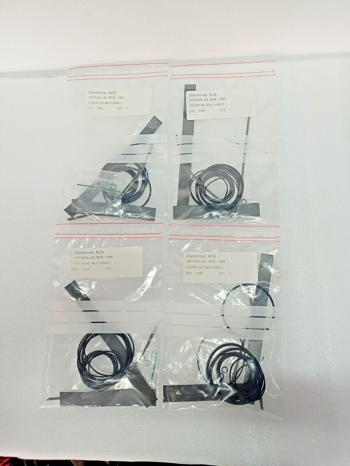 Damcos BHA2-MARK2 Actuator Packing set/Seal kit P/N: 9018-1892