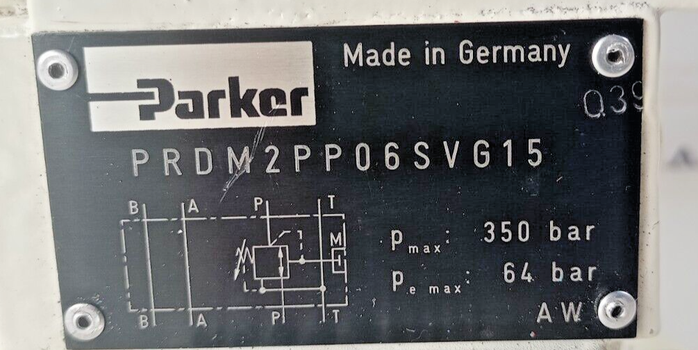 Parker D1VW20BNJP75, RPDM2AT25XV20, PRDM2PP06SVG15, SPD23B910 Control valves NEW