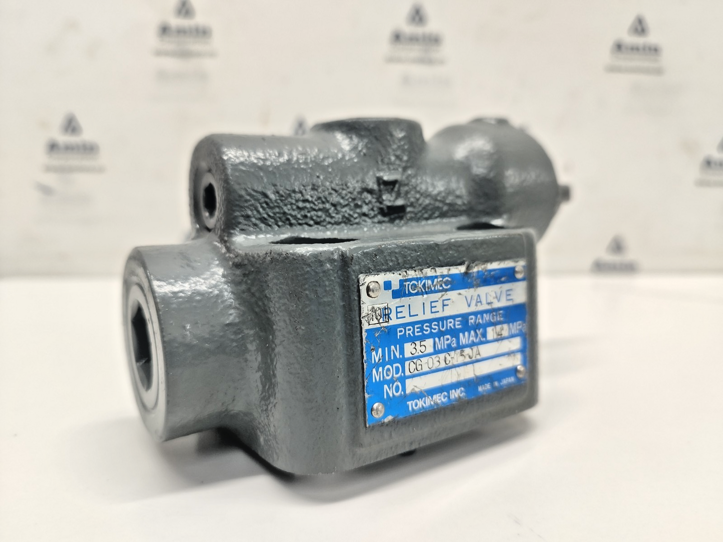 Tokimec CG-03-C-15-JA Pressure Relief Valve 14mpa max. - NEW
