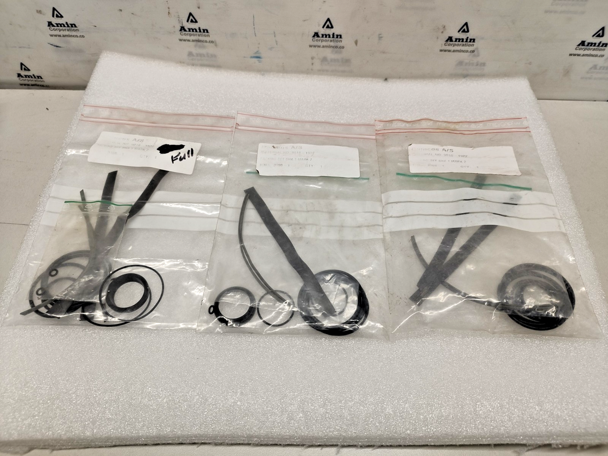 Damcos BHA-1 MARK-2 Actuator Packing set/Seal kit P/N: 9018-1922 - NEW