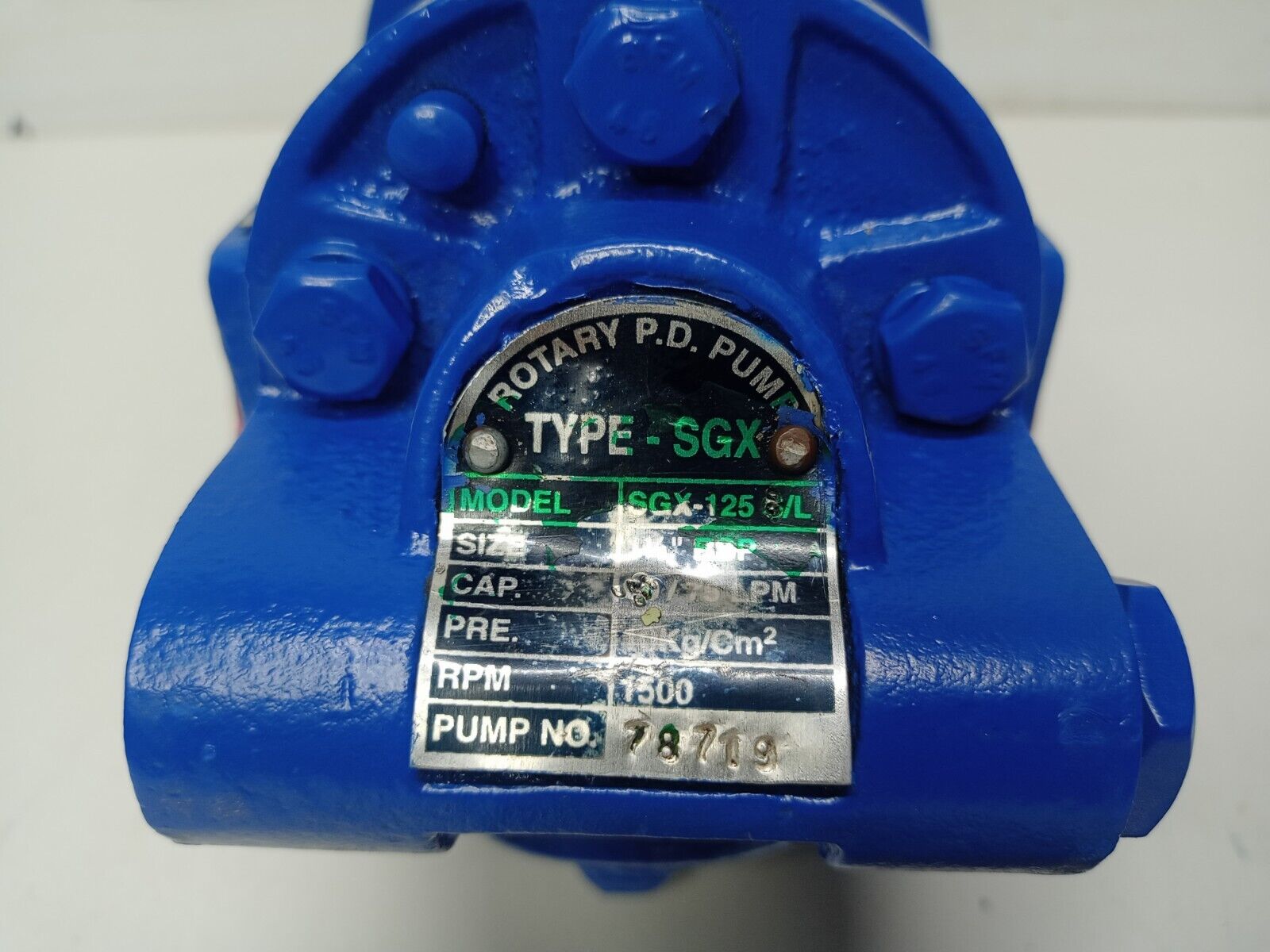 Anivarya Rotary P.D. pump SGX-125 Gear pump