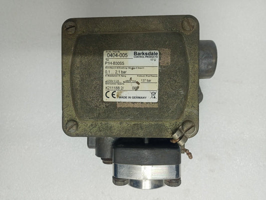 BARKSDALE P1H-B30SS PRESSURE SWITCH - NEW