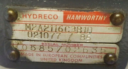 Hydreco Hamworthy M2A2116C3B1D Hydraulic Motor