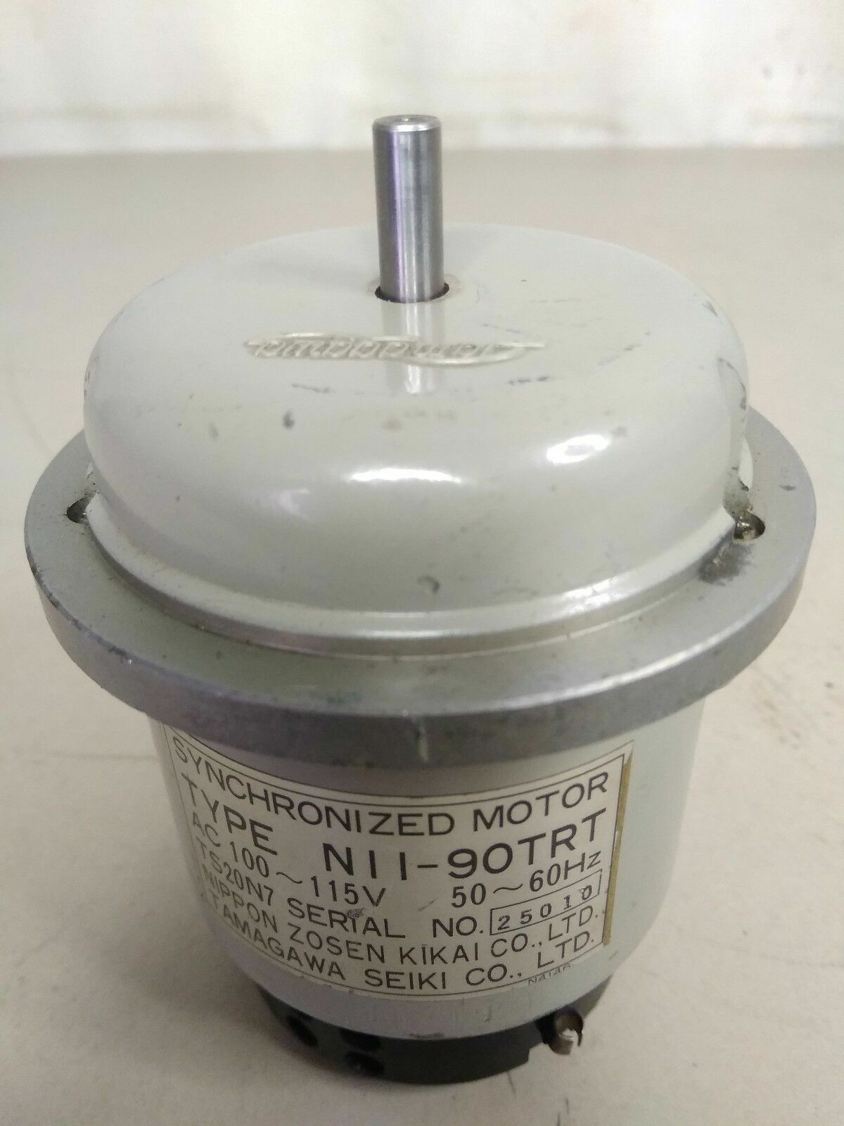 SYNCHRONIZED MOTOR TAMAGAWA N11-90TRT TS20N7 (100/115V 50/60Hz)