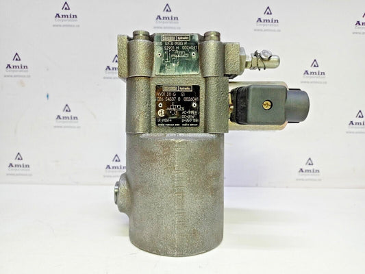 Denison hydraulics R4V10 5D9 30 with VV01 311 G E1 Pre. control and vent valve