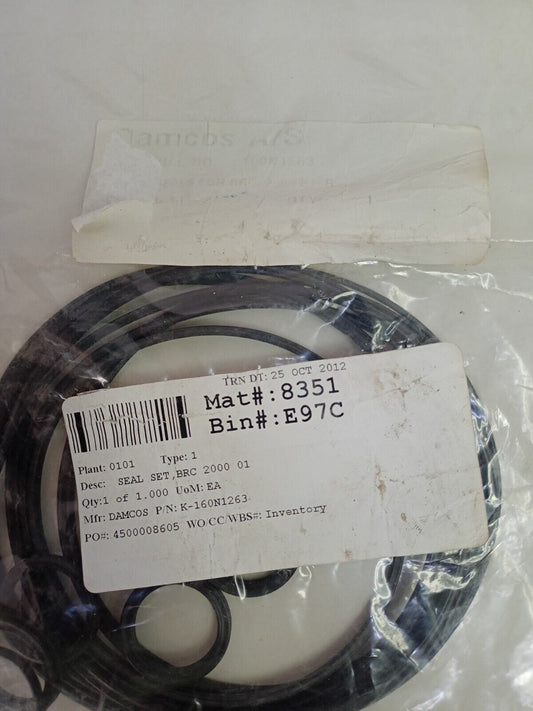 Damcos Seal kit for BRC 2000 B1 P/N: 160N1263 Seal kit - NEW Free fast shipping