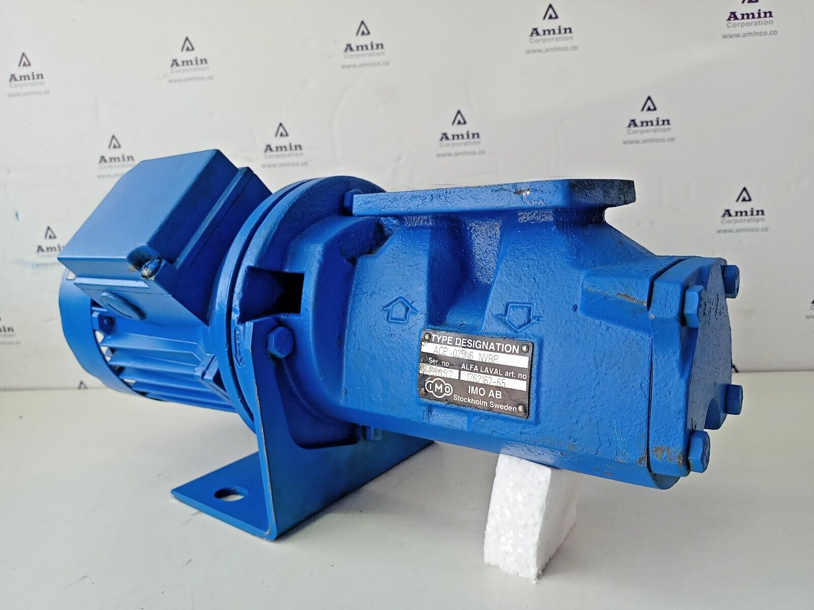 IMO ACP 025N6 NVBP Triple screw pump 0.55kW electric Motor - Refurbished Tested