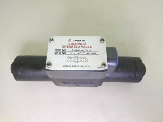 DAIKIN JS-G02-4CA-11 SOLENOID OPERATED VALVE AC 100V - NEW