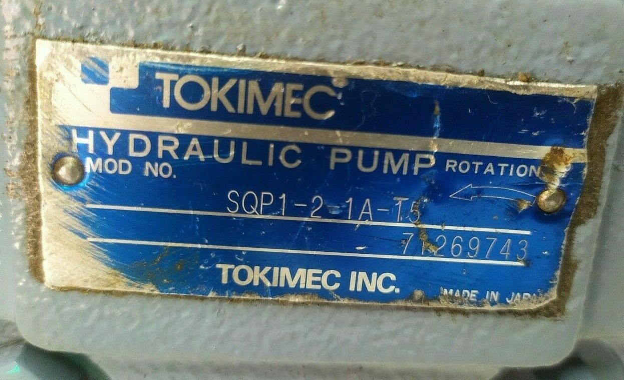 Tokimec SQP1-2-1A-15 Hydraulic Single vane pump - PRESSURE TESTED