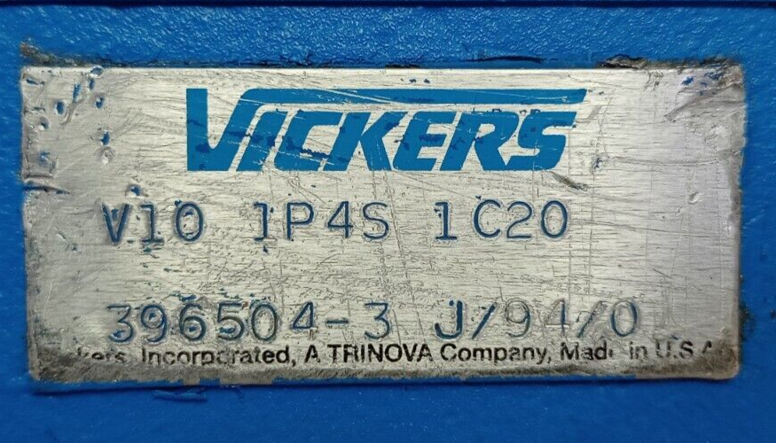 Vickers V10 1P4S 1C20 Hydraulic vane pump - Refurbished & Tested