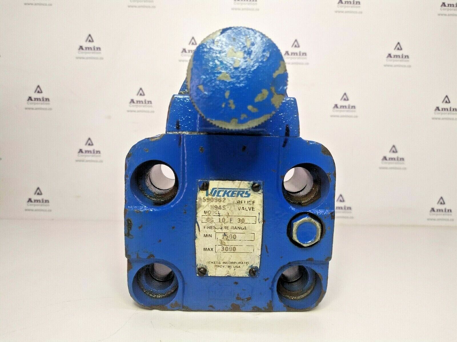 Vickers CG 10 F 30 Pressure relief valve 1500-3000 PSI