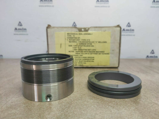 John crane Mechanical Seal Assembly Type: 73 Size: 1.875'' in. - NEW