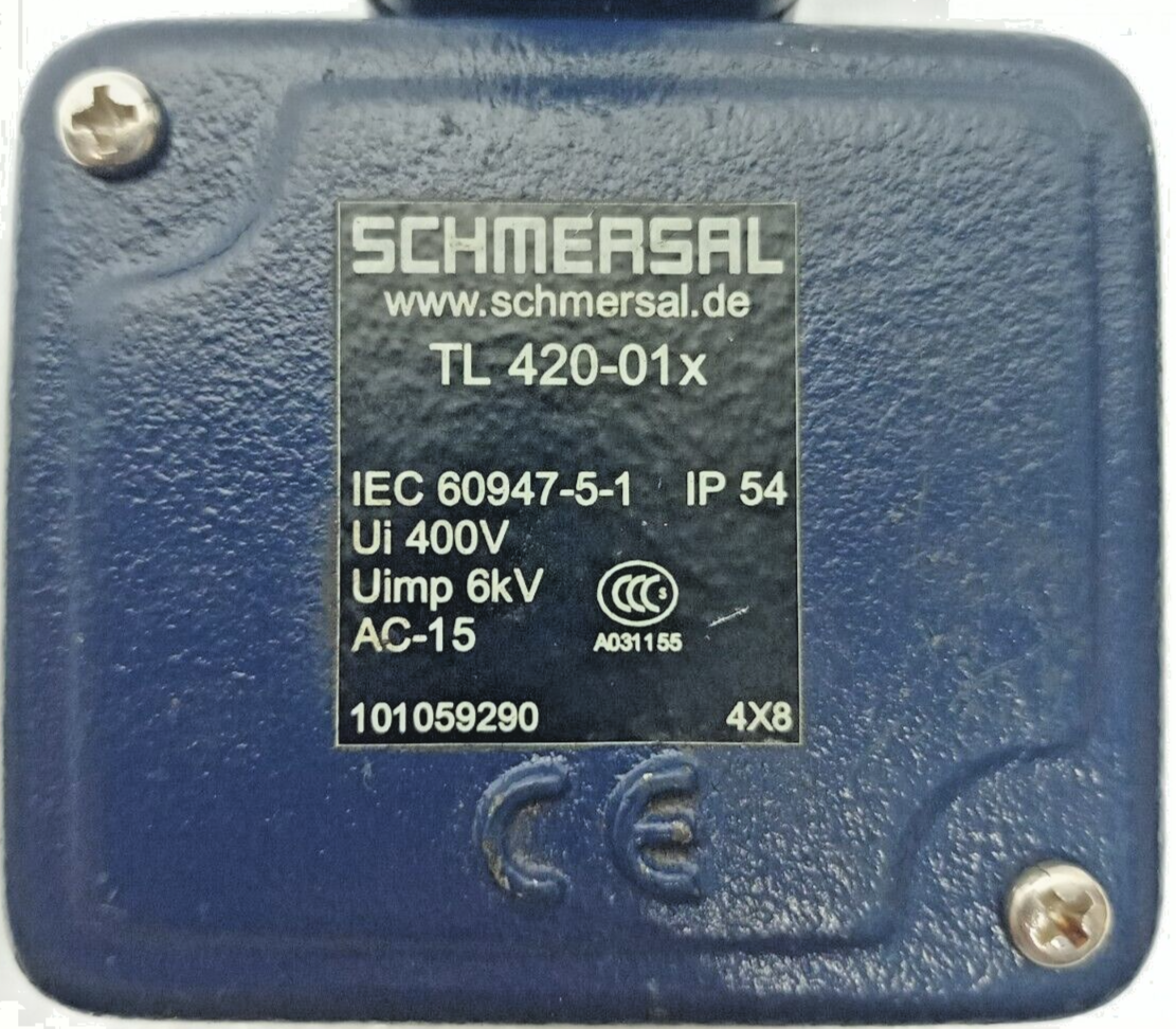 SCHMERSAL TL420-01X, AC-15, Ui 400V, Uimp 6kV Limit Switch - NEW