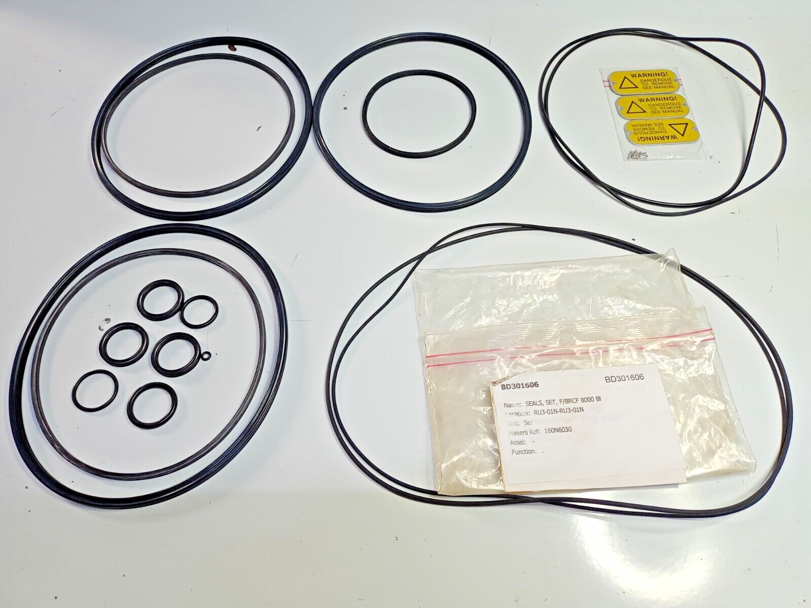 Damcos Seal kit for BRCF 8000 B1 P/N: 160N6030 Seal kit - NEW Free fast shipping