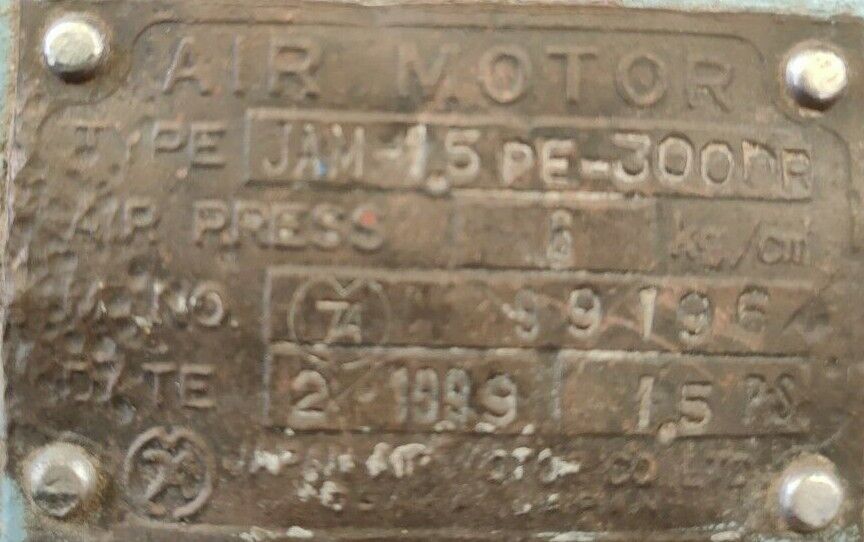 JAM 1.5 PE - 300DR Japan Air motor co.,Ltd. – Amin Corporation