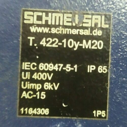 Schmersal Limit Switch T.422-10Y-M20 - New