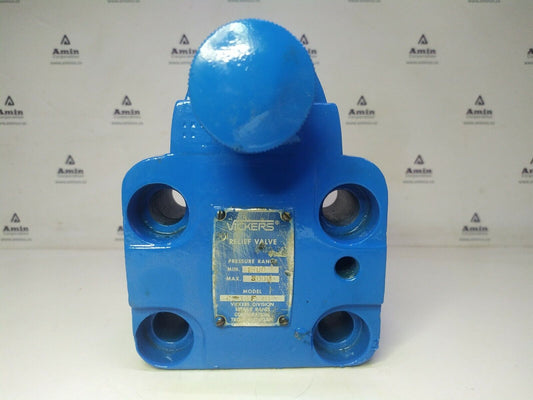 Vickers CG 10 F 20 Pressure Relief valve Range: 1500-3000 psi max.