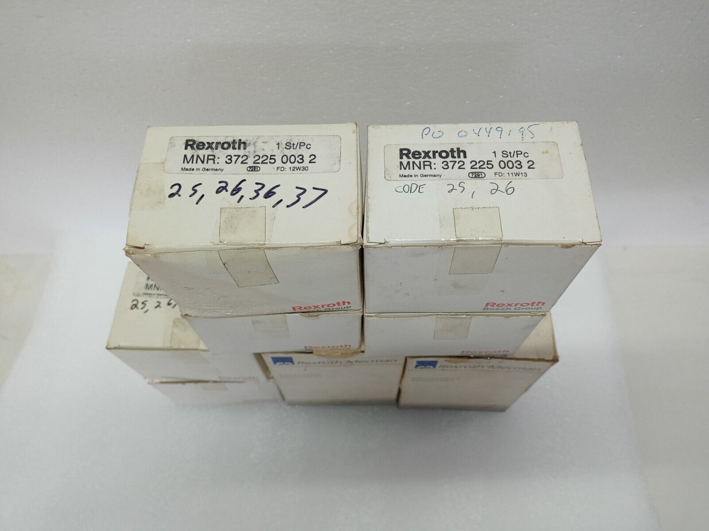 Rexroth 3722250032 Pneumatic Valve Repair kit - NEW