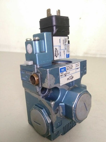 MAC 56 Series 56C-18-871JC 3 Way Solenoid Valve 3/4" with 130B-871JC 24V DC