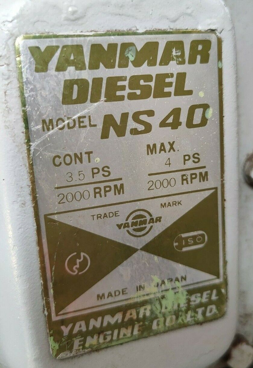 Yanmar Diesel Engine NS40 with KSC3 Emergency Air compressor - Tested