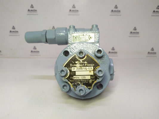 Nippon Oil Pump TOP-204HBFVB-029 Trochoid Pump - TESTED PUMP