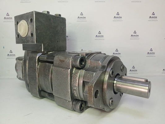 BUCHER QX43-020/21-012R-O Doubled Hydraulic Internal gear pump - TESTED