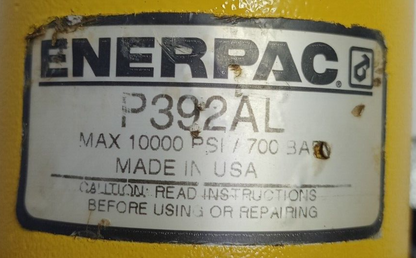 Enerpac P392 AL 2-speed hand pump - Refurbished and Tested