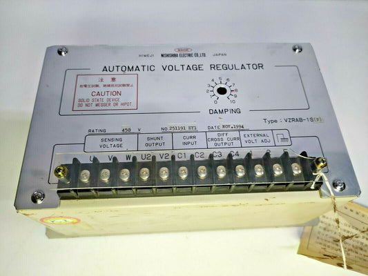 Nishishiba VZRAB-1S(P) Automatic Voltage Regulator AVR - NEW Free Fast shipping