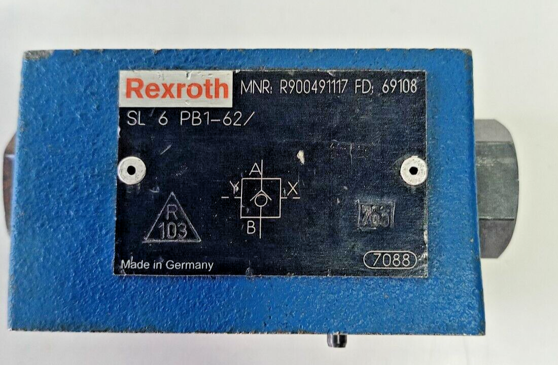 Rexroth R900491117 SL6 PB1-62 Valve - NEW