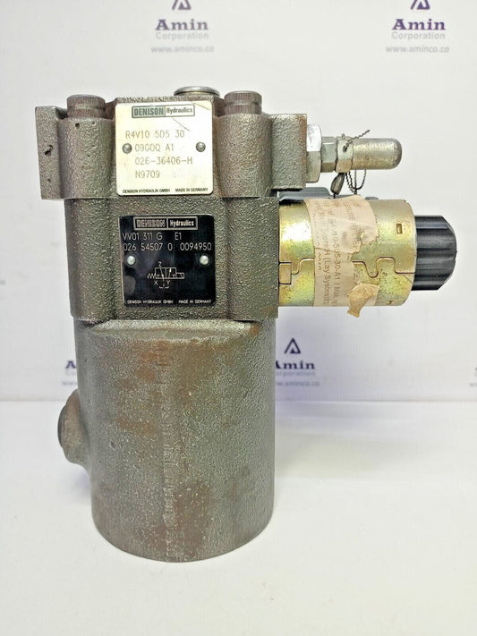 Denison hydraulics R4V10 5D5 30 09G0Q A1 S26-34683-0 with VV01 311 G E1