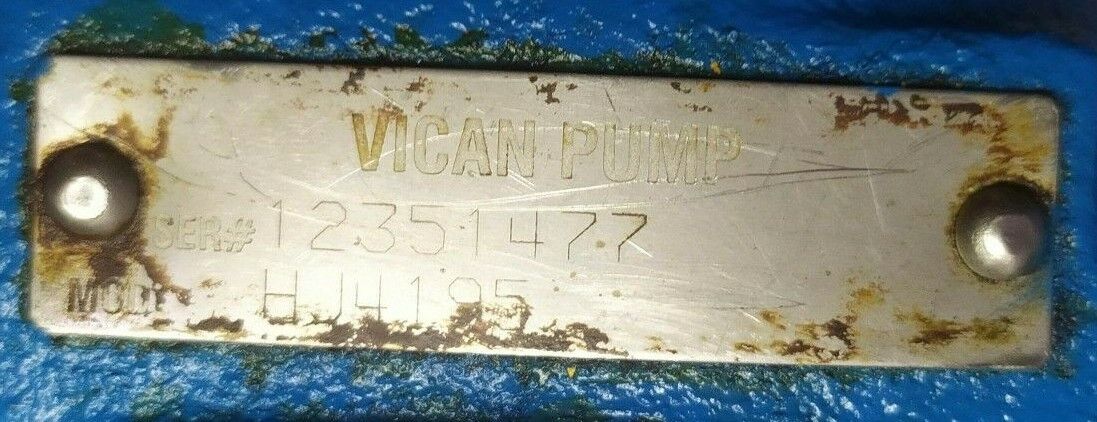 Vican pump HJ4195 Hydraulic internal gear pump, 1 1/2'' NPT Threaded