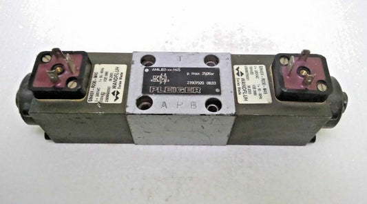 WANDFLUH PLEIGER AM4J60-XX-M45 Hydraulic Solenoid Valve Pressure 250 bar Max.