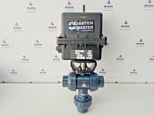 Quarter Master Asahi/America A94M2WJ Electric Actuator with Asahi 3-way valve