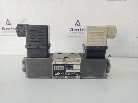 WANDFLUH BM4D31 Hydraulic Solenoid Operated Valve