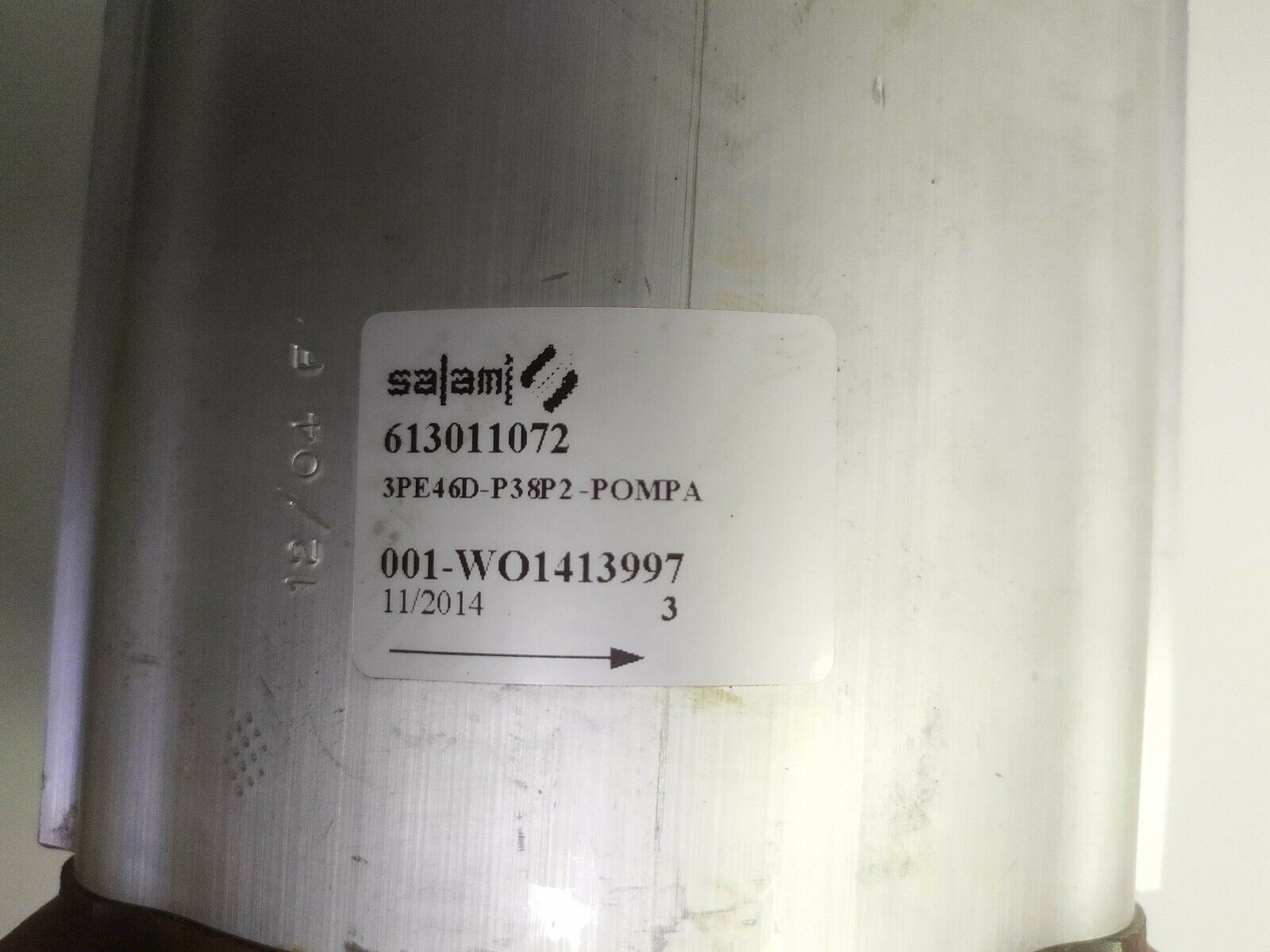 Salami 3PE46D-P38P2 Hydraulic gear pump - NEW