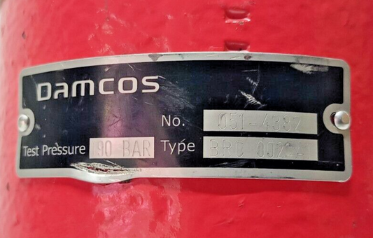 Damcos BRC 002-A1 Hydraulic Double Acting Balanced Rotary Actuator 051-4382 -NEW