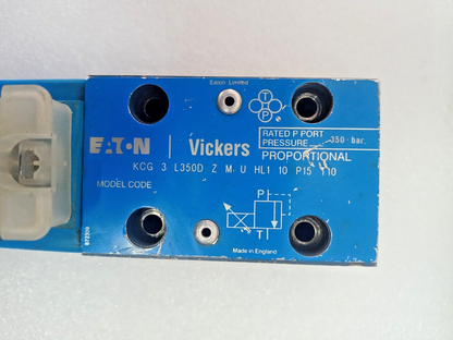 Eaton Vickers KCG-3-L350D-Z-M-U-HL1-10-P15-110 Proportional Valve - NEW