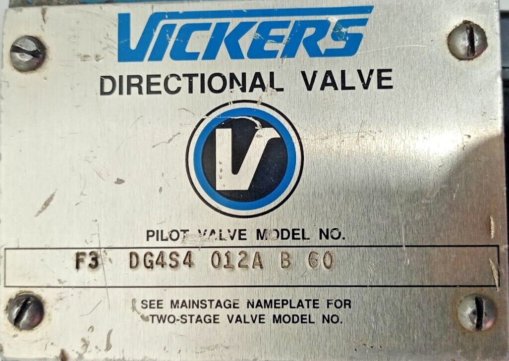 Vickers F3-DG4S4-012A-B-60 Directional control Pilot valve