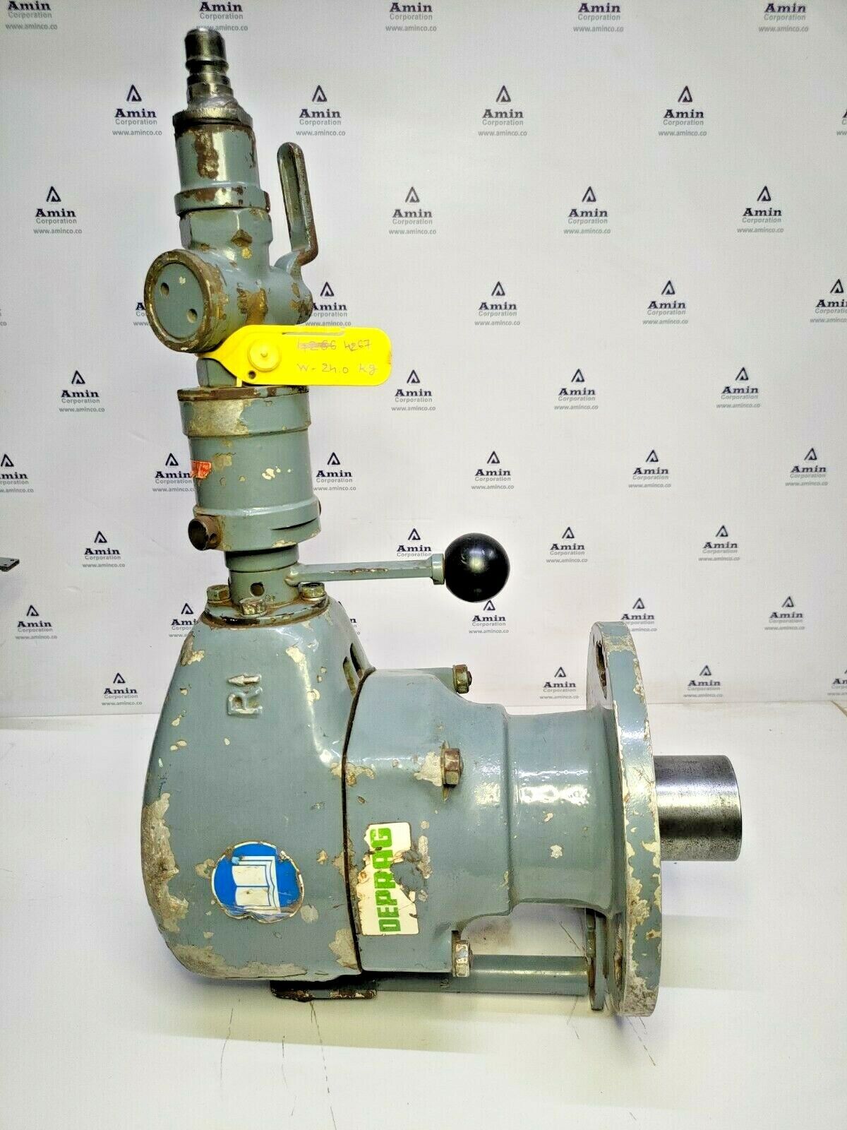 DEPRAG FM 50 LUSP Power line Air motor with hand lever valve - TESTED