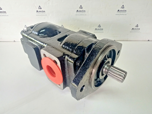 Parker Double Hydraulic gear pump Spline shaft